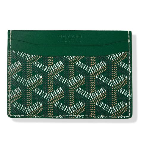 goyard cardholder green|goyard card holder price 2023.